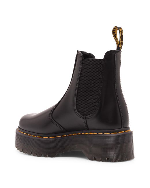Dr. Martens Black 2976 Contrast-Stitch Chelsea Boots
