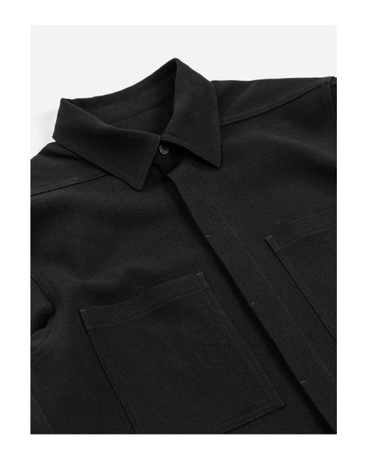 Rick Owens Black Buttoned Shirt for men