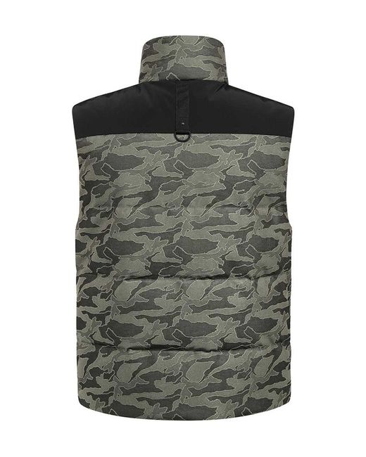 Moose Knuckles Gray Upright Neck Down Vest for men