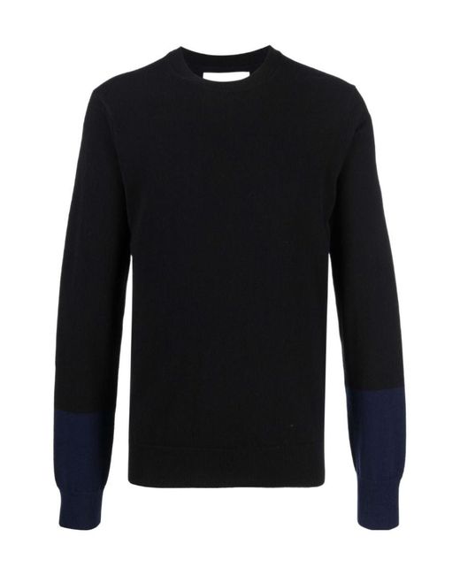 Comme des Garçons Blue Long-Sleeved Sweater for men