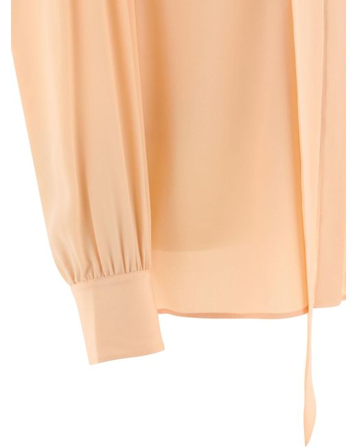 Chloé Multicolor Chloé Bow Detailed Blouse