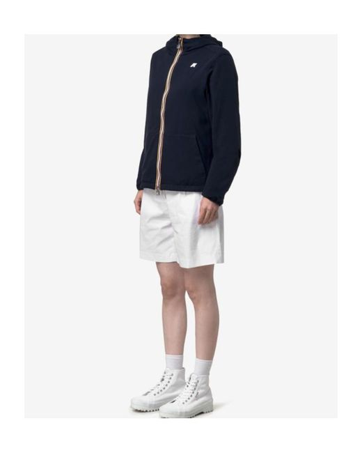 K-Way Blue Jake Reversible Interlock Jacket for men