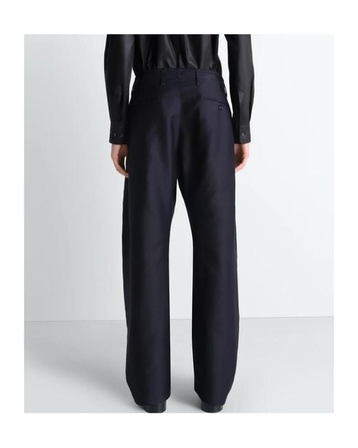 Lemaire Blue Twisted Chino Pants
