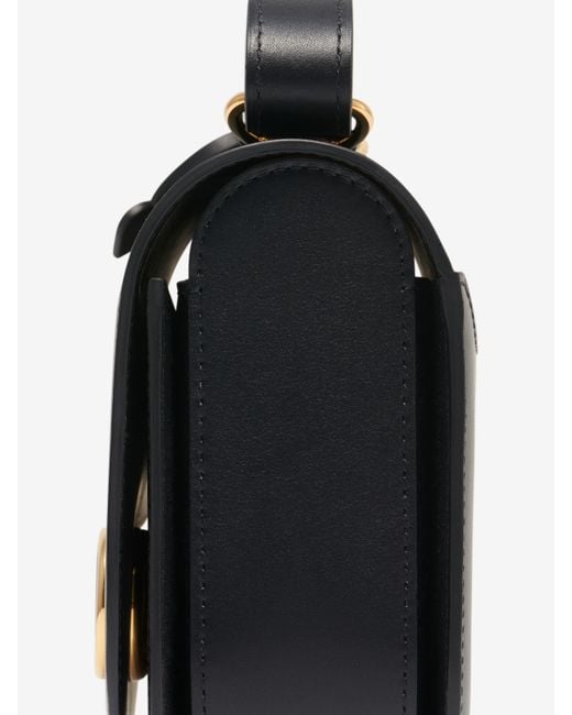 Delvaux Black Small Lingot Leather Shoulder Bag