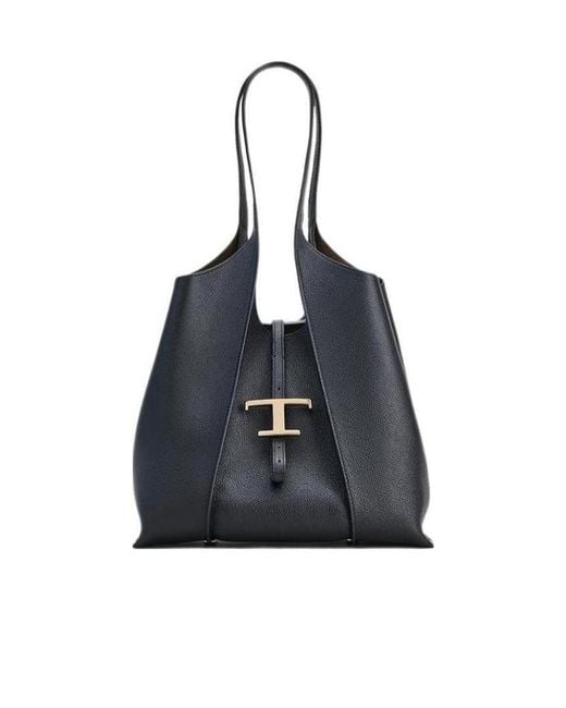 Tod's Blue T Timeless Shoulder Bag