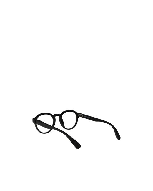 Mykita White Round Frame Glasses for men