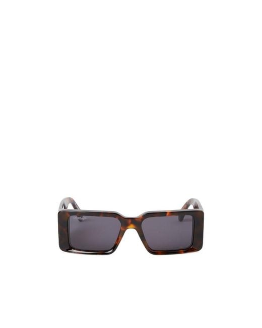 Off-White c/o Virgil Abloh White Milano Rectangle Frame Sunglasses for men