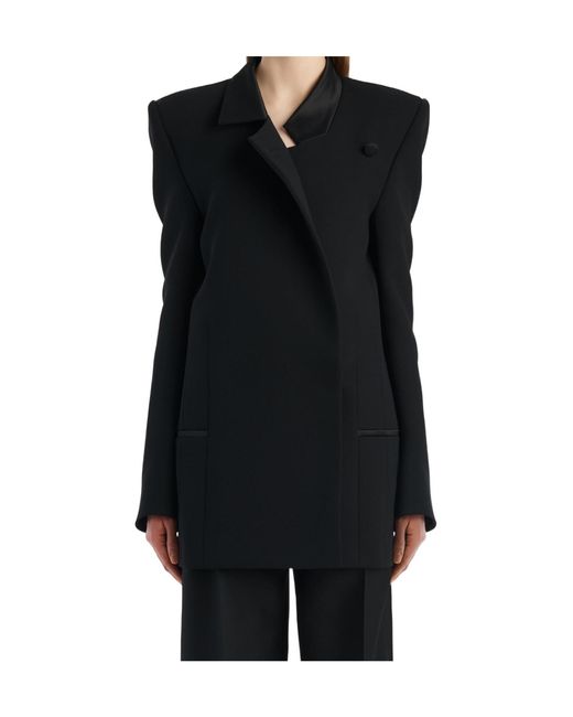 Khaite Black Armair Jacket