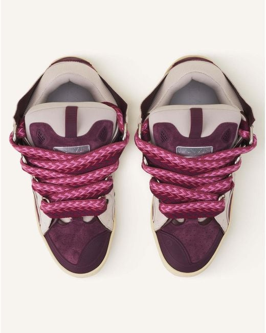 Lanvin Pink Curb Sneakers