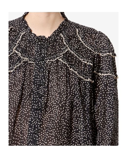 Isabel Marant Black Christa Top