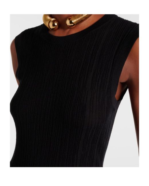 Joseph Black Round-Neck Vest