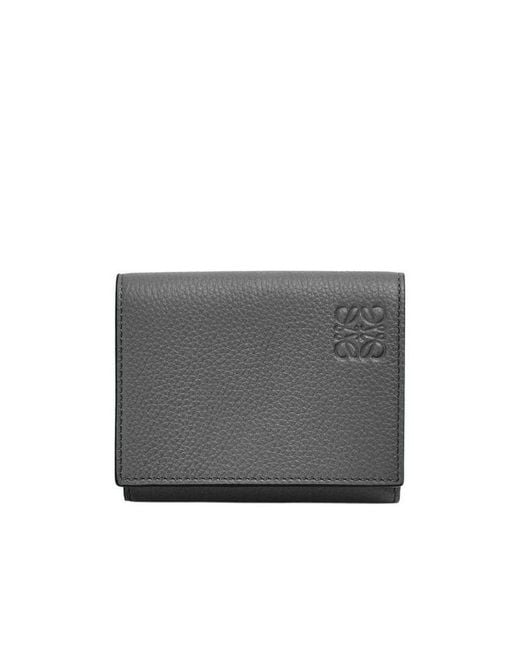 Loewe Gray Trifold Wallet for men