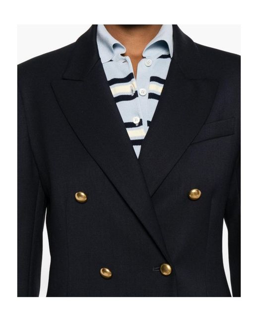 P.A.R.O.S.H. Blue Double-Breasted Blazer