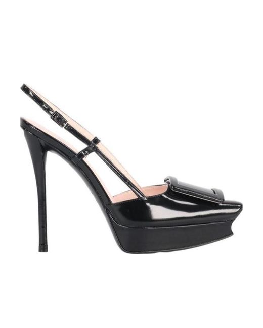 Roger Vivier Black Vivier Choc Platform Pumps