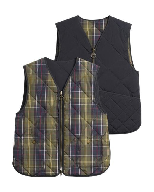 Barbour Gray Gillian Reversible Down Vest