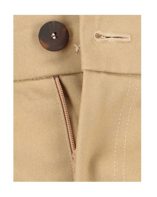 Studio Nicholson Natural Sorte High-Waisted Wide-Leg Trousers for men