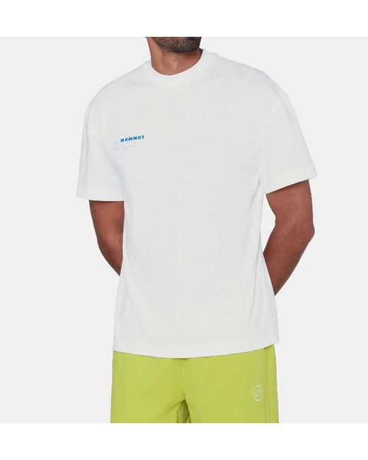 Mammut White Base Relaxed T-Shirt Glacier for men