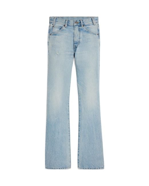 Celine Dylan Flared Jeans in Blue | Lyst