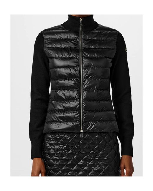 Moncler Black Zipper Down Jacket