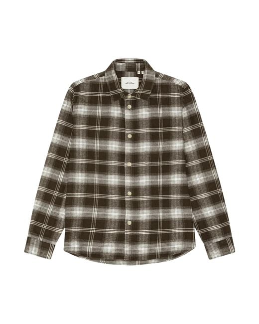 Les Deux Green Plaid Shirt for men