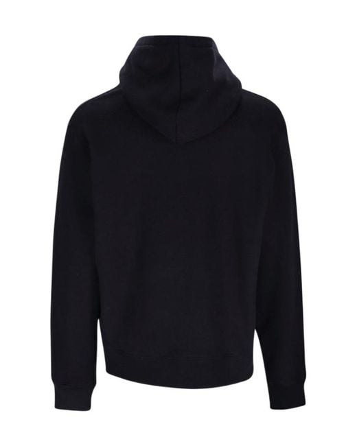 Amiri Blue Logo Printed Hoodie for men