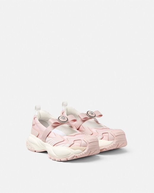 Versace Pink M_Vs_06 Mary Jane Sneakers