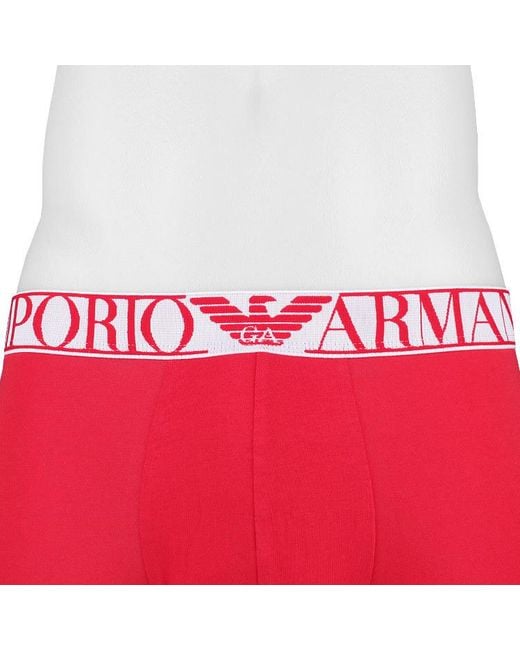 Emporio Armani Red Logo Underwear 2-Piece Pack for men