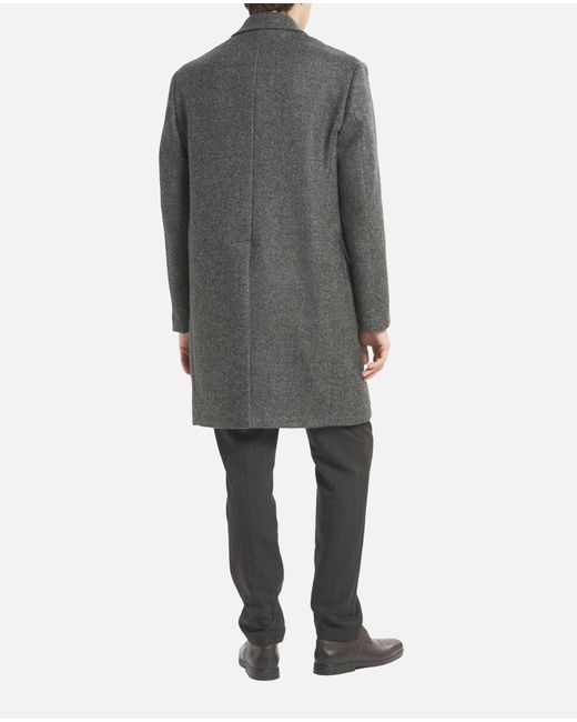Barena Gray Double-Breasted Coat for men