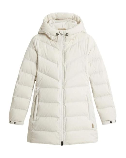 Woolrich White Shirley Jacket