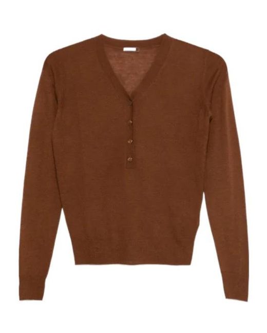 Joseph Brown V-Neck Sweater