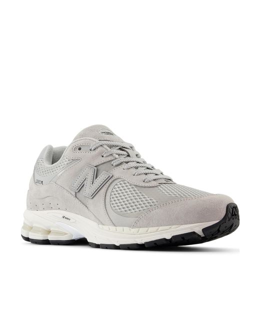 New Balance Gray 2002R Lace-Up Sneakers for men