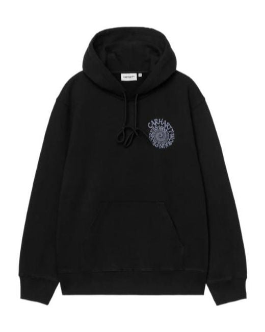 Carhartt Black Hooded Spiral Sweatshirt for men