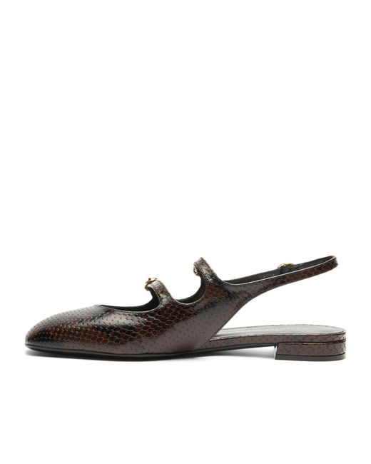 Stuart Weitzman Black Benni Mj Slack-Heeled Shoes