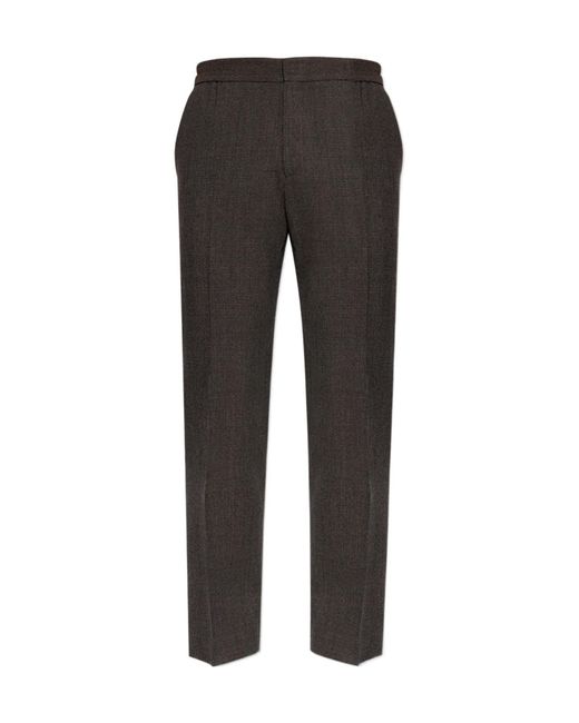 Paul Smith Gray Micro Houndstooth Straight Pants for men