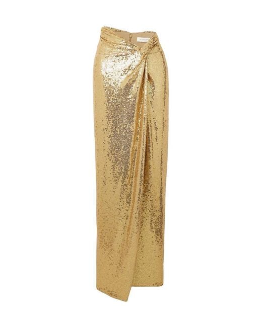 Michael Kors Metallic Collection Logo Skirt