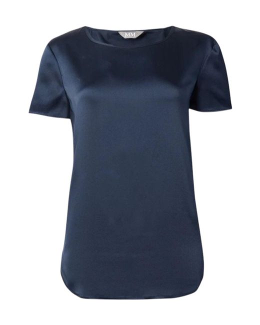 Max Mara Blue Short Sleeve T-Shirt