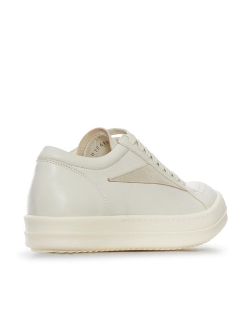 Rick Owens White Vintage Sneakers