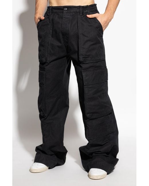 DSquared² Black Cargo Trousers for men