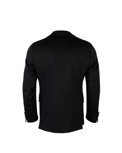 Ferragamo Black Lapel Suit Jacket for men