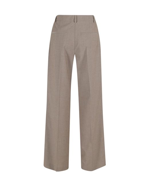 Seventy Gray Pleated Trousers