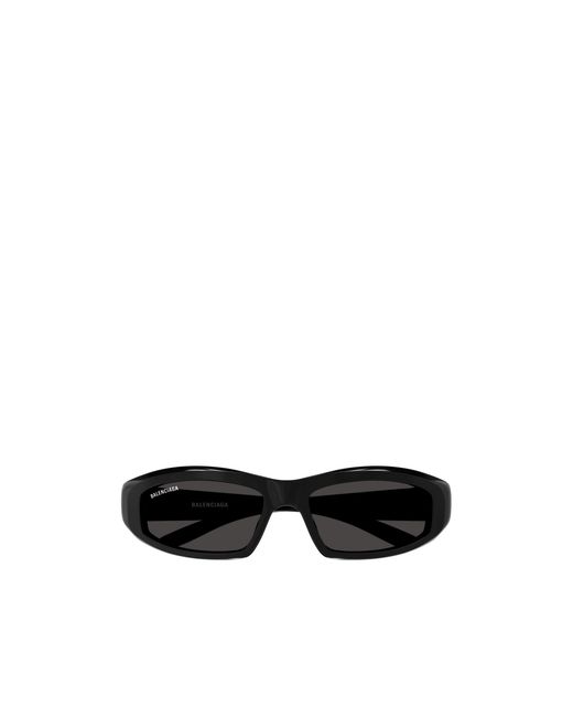 Balenciaga Black Eyewear Rectangle-Frame Sunglasses for men