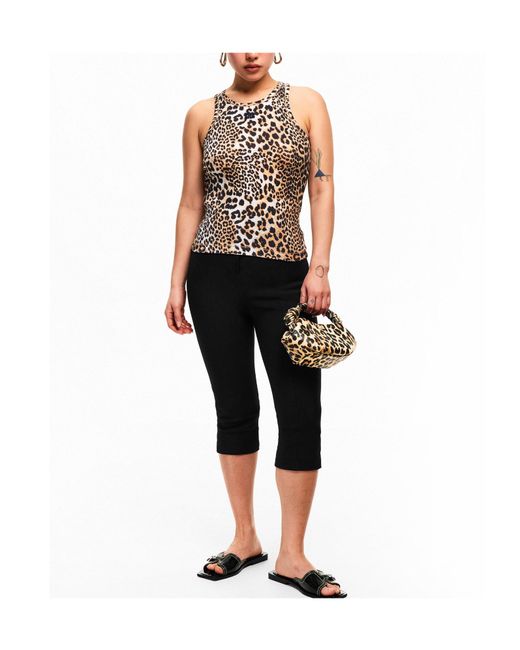 Ganni Brown Cotton Vest