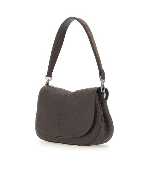 Gianni Chiarini Gray Helena Round Shoulder Bag