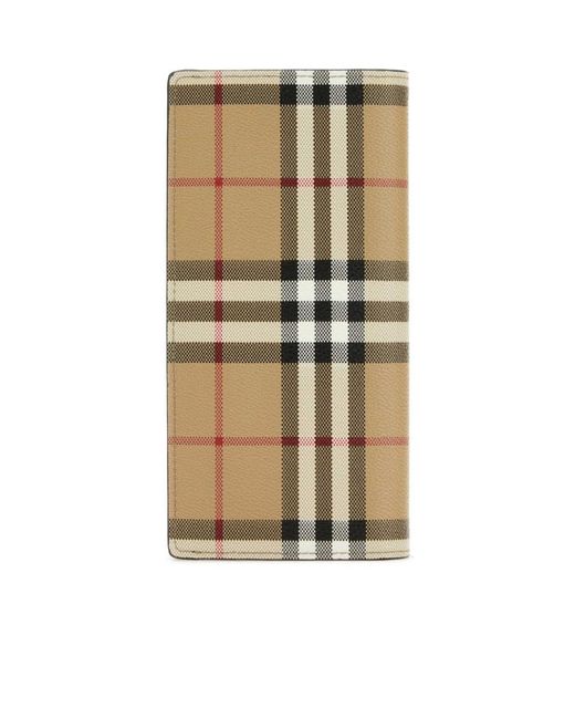 Burberry Metallic Vintage Checked Bi-Fold Wallet for men