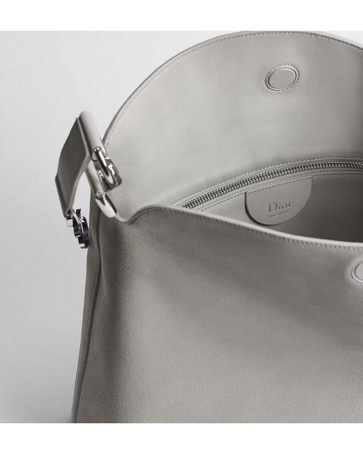 Dior White Medium Ly Shoulder Bag