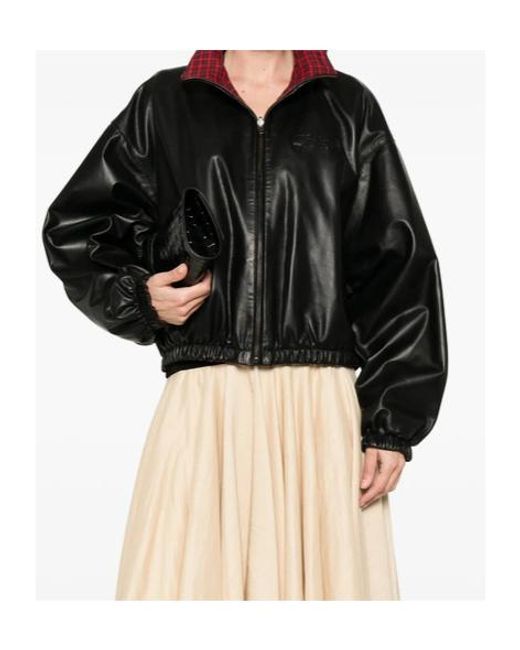 Balenciaga Black Reversible Zip-Up Jacket