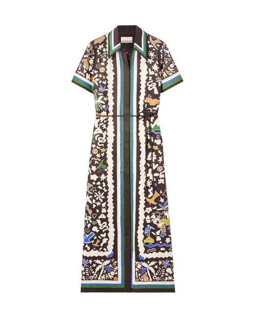 ALÉMAIS White Lightweight Linen Dress
