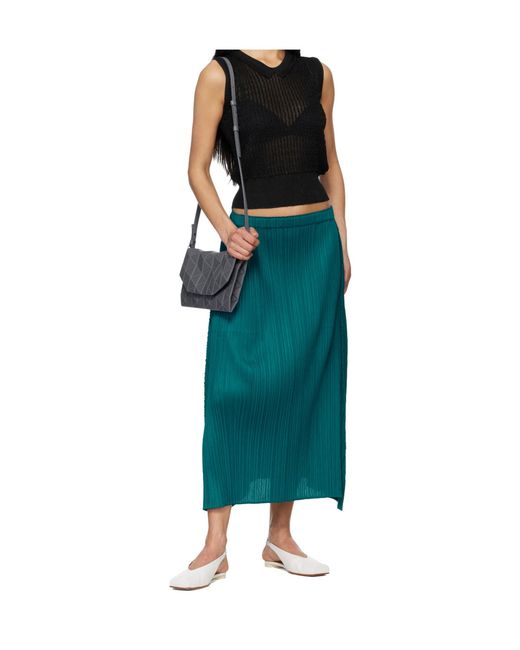 Issey Miyake Gray Matte Tonneau Shoulder Bag