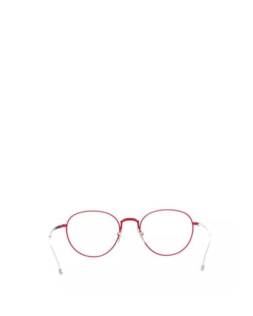Thom Browne Multicolor Eyewear Round Frame Glasses for men