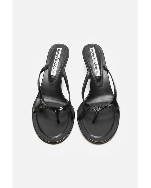 Acne Multicolor Leather Heeled Sandals